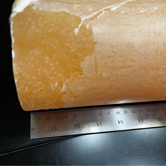 Pottery Barn Timber Pillar Cylindrical Centerpiece Long Burning Wax Candle 18” - Picture 10 of 14